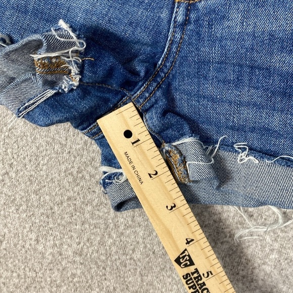Gap cut off shorts 3" size 27 folded cuffs edgy country coastal cowgirl y2k jort - Picture 7 of 11